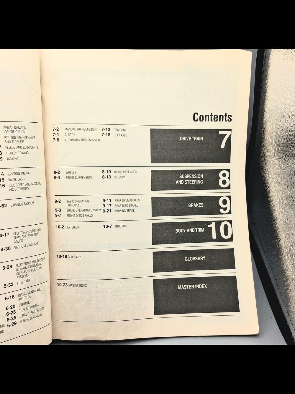 1979-88 Ford Mustang/Capri Repair Manual ChiltonCHILTON AUTOMOTIVE REPAIR MANUAL - Picture 11 of 11
